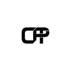 cpt letter original monogram logo design