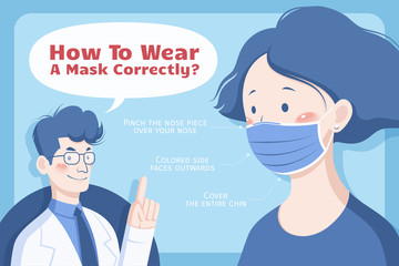 Three tips for wearing a mask