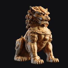 Chinese guardian lion foo dog