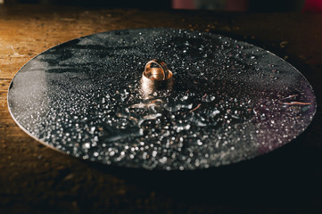 Rain drops and wedding rings