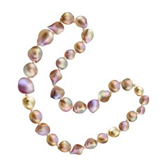 Women jewelry with Baroque pearls is symbol of beauty and art. Pearls are the best gift.