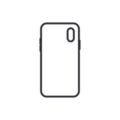 Smartphone case icon. Vector Illustration