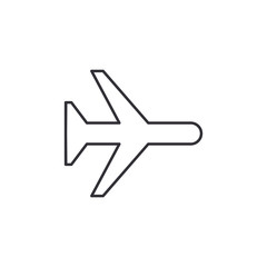 Plane icon. Vector Illustration