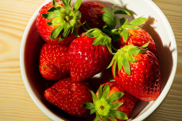 美味しそうな苺