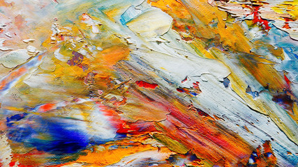 Colorful abstract background wallpaper. Modern motif visual art.  Mixtures of oil paint. Trendy hand painting canvas. Wall decor and Wall art prints Idea.  3D Texture.Colorful abstract 