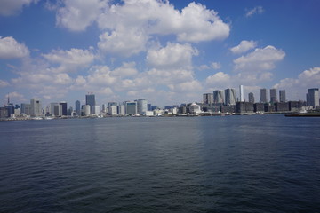 Fototapeta premium Tokyo Odaiba Budynki Nadmorski Zatoka Tokijska