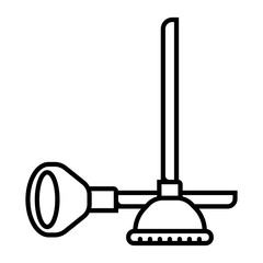 Plunger Icon - Illustration vector photo