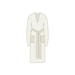 Robe icon. Bathrobe symbol modern, simple, vector, icon for website design, mobile app, ui. Vector Illustration