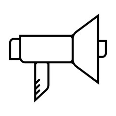 Megaphone icon. Vector illustration photo