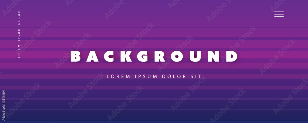 Aufkleber abstract colorful minimal geometric pattern background, multi purpose template, striped gradient sha