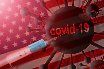 Coronavirus. COVID-19, coronavirus in USA