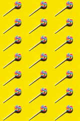 Lollipops candy pattern.