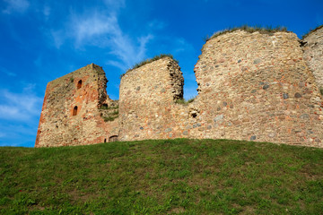 Fototapeta na wymiar Old medieval castle ruins