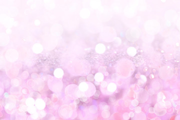 Blurred view of pink lights as background, bokeh effect