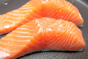 サーモンの切り身