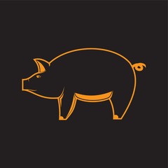 A pig illustration.