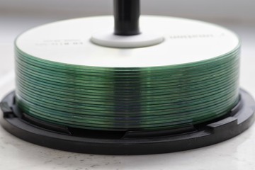 Stack of cd discs