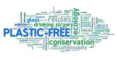 Plastic-free word cloud