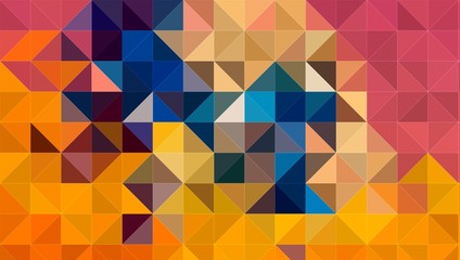 Fototapeta premium Abstract Colorful Geometrical Artwork,Abstract Graphical Art Background Texture,Modern Conceptual Art,Synthwave Aesthetic Poster Print,3D Rendering