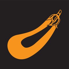 An eggplant illustration.