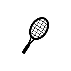 Tennis racket icon. Design template vector