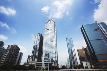 Fototapeta na wymiar Buildings in Shenzhen