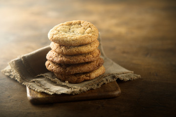 Fototapeta na wymiar Traditional homemade gingerbread cookies 