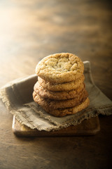 Traditional homemade gingerbread cookies 