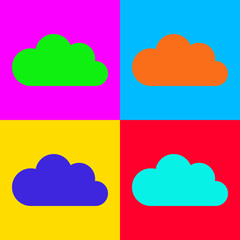 Wolke und Popart
