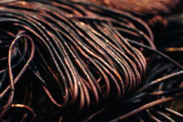 Copper scrap metal, wire, windings of motors and transformers, electrical wire without insulation....