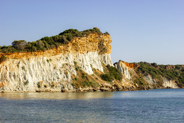Fototapeta na wymiar Gerakas Beach in Zakynthos, Greece