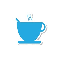 coffee cup sticker