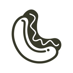 Obraz premium A hot dog illustration.