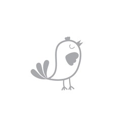 A simple bird illustration.