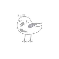 A simple bird illustration.