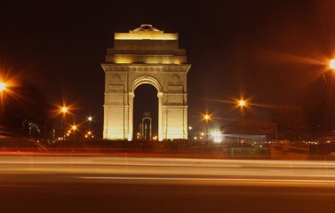 Fototapeta na wymiar India gate in New Delhi, India