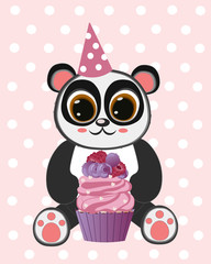 vector illustration cut cartoon mouse and little ballerina