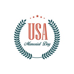 Memorial day illustration.