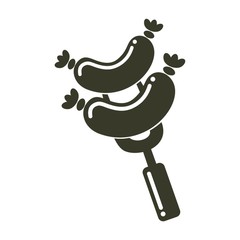 sausage on the brochette