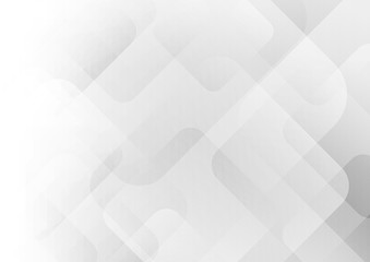 Abstract elegant white and gray geometric square layer background