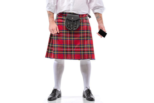 man in kilt photo