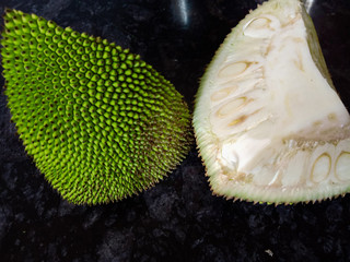 durian on a plate