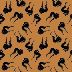 seamless pattern with dogs. designe for textile, fabric, wallpaper, packaging