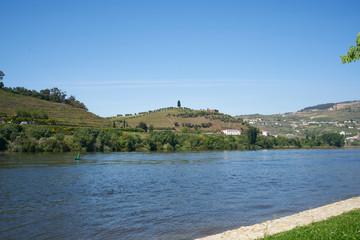 Fototapeta na wymiar Peso da regua with Douro river, in Portugal