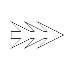 arrow icon. illustration for web and mobile design.