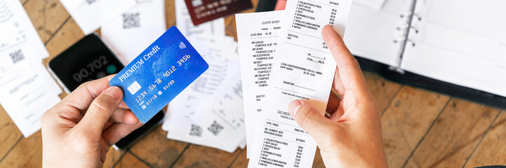 Man paying bills online via internet banking