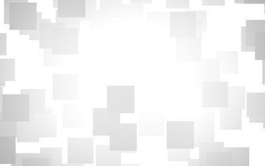 White abstract background. Misty backdrop with grey squares. 3D illustration