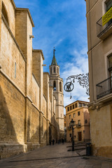 Basilica Santa Maria church in Vilafranca del Penedes, Catalonia, Spain