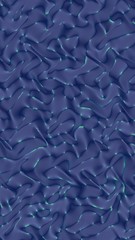 Fototapeta premium Graphic illustration - liquid pattern dark blue color. Modern abstract background. Design wallpaper. 3D illustration