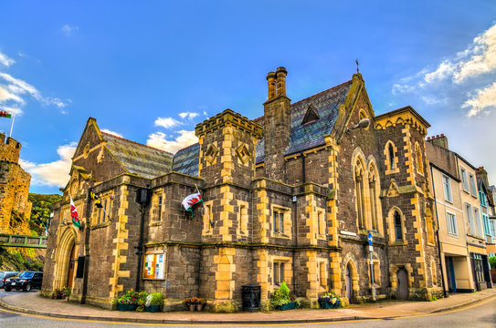Conwy Guildhall in Wales
